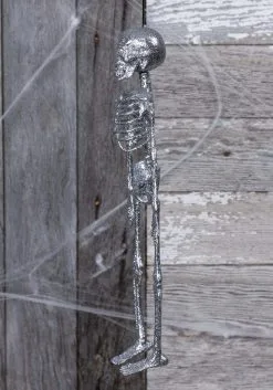 Yihai Silver Glitter Skeleton Halloween Decoration 6 Yihai Silver Glitter Skeleton Halloween Decoration -Skeletons And Skulls Sales Shop glitter skeleton silver alt 1
