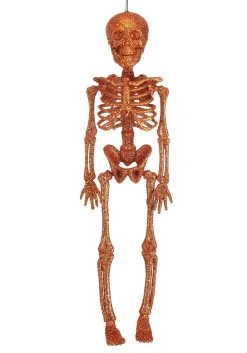 Yihai Orange Glittering Skeleton -Skeletons And Skulls Sales Shop glittering skeleton orange alt 3