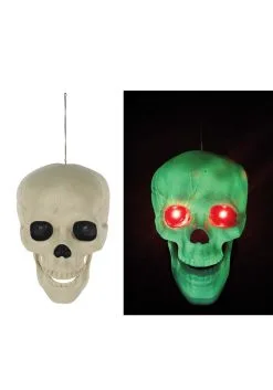 Seasons (HK) Ltd. Glow In The Dark Talking Skull Halloween Decoration
