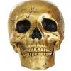 Seasons (HK) Ltd. Gold Skull With Movable Jaw Decoration