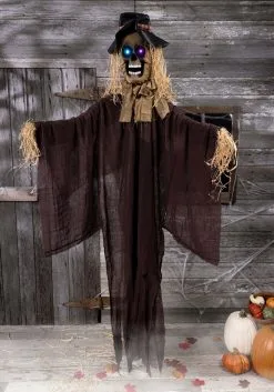 Yihai Hanging Scarecrow With Color Changing LED Lights Decoration -Skeletons And Skulls Sales Shop hanging scarecrow with color change led lights alt 3
