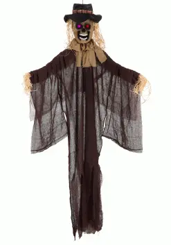 Yihai Hanging Scarecrow With Color Changing LED Lights Decoration -Skeletons And Skulls Sales Shop hanging scarecrow with color change led lights alt 4