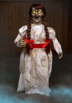 Morris Costumes Talking Haunted Girl Doll