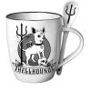 Alchemy Of England Hellhound Mug And Spoon Set 1 Alchemy Of England Hellhound Mug And Spoon Set -Skeletons And Skulls Sales Shop hellhound mug and spoon set