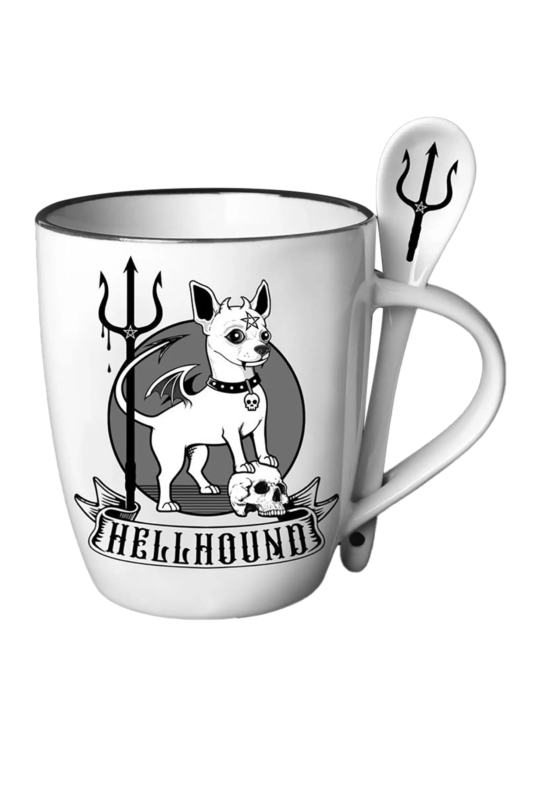 Alchemy Of England Hellhound Mug And Spoon Set 3 Alchemy Of England Hellhound Mug And Spoon Set