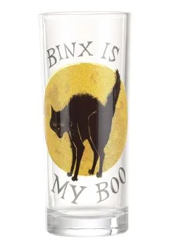 Silver Buffalo Hocus Pocus Glitter Glass Tumbler Set 10 Silver Buffalo Hocus Pocus Glitter Glass Tumbler Set -Skeletons And Skulls Sales Shop hocus pocus glitter glass tumbler set alt 3