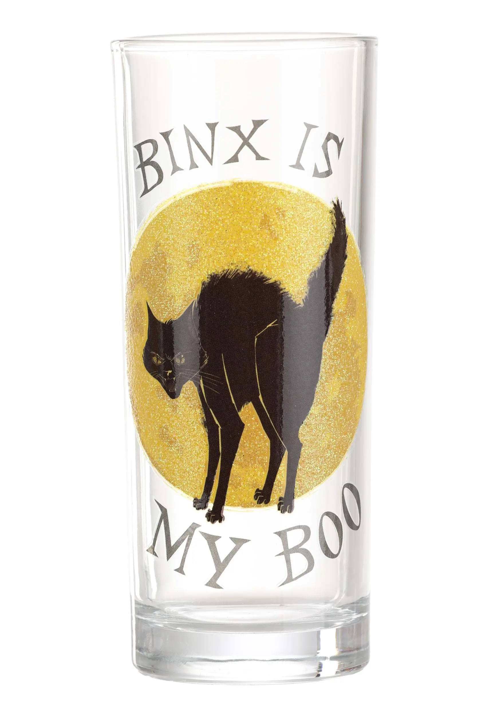 Silver Buffalo Hocus Pocus Glitter Glass Tumbler Set 6 Silver Buffalo Hocus Pocus Glitter Glass Tumbler Set - Image 4