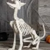 Seasons (HK) Ltd. Howl At The Moon Skeleton Dog 27" Halloween Prop
