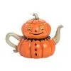 Transpac Johanna Parker Jack 'O Lantern Tea Pot Decoration 2 Transpac Johanna Parker Jack 'O Lantern Tea Pot Decoration -Skeletons And Skulls Sales Shop jack o lantern tea pot
