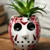 Silver Buffalo Large Ceramic Jason Mask Decorative Planter