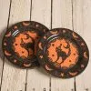 Bethany Lowe Designs Halloween Scaredy Cat Decorative Plate Set By Johanna Parker