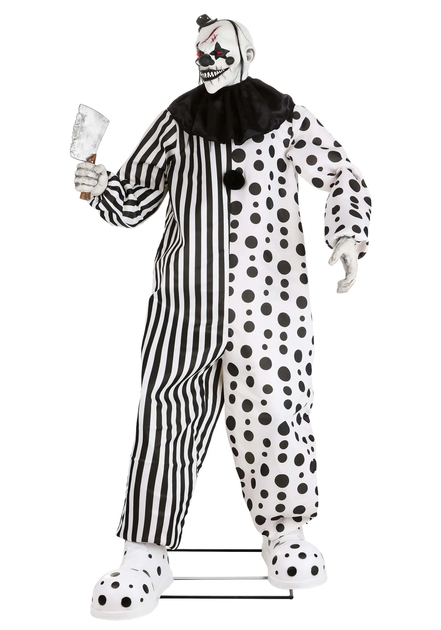 Partytime Latex Factory Animated Creepy Killer Circus Clown Decoration 4 Partytime Latex Factory Animated Creepy Killer Circus Clown Decoration - Image 2