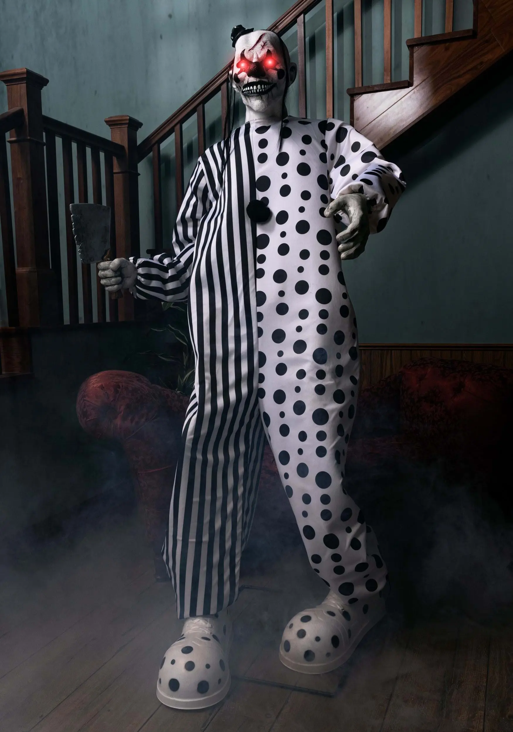 Partytime Latex Factory Animated Creepy Killer Circus Clown Decoration 8 Partytime Latex Factory Animated Creepy Killer Circus Clown Decoration - Image 6