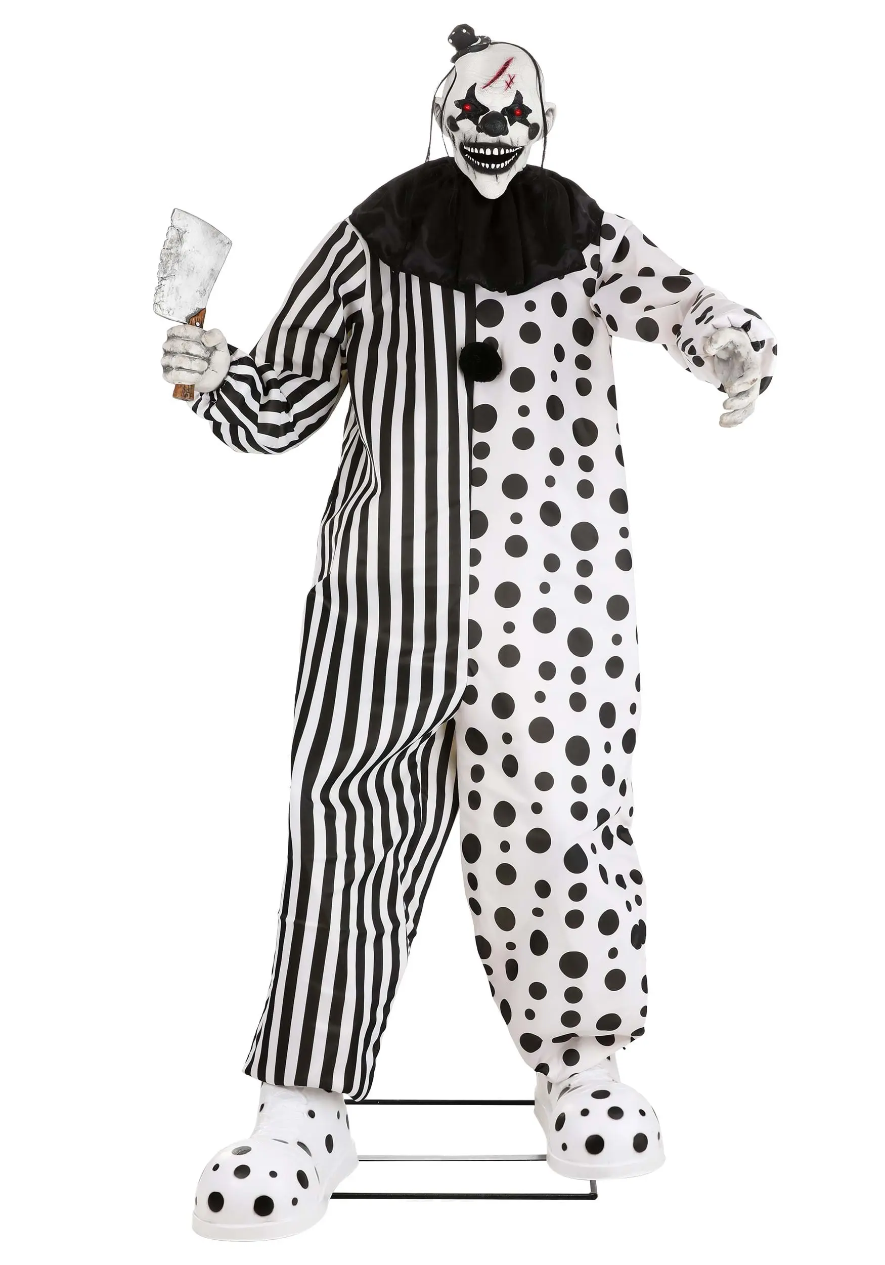 Partytime Latex Factory Animated Creepy Killer Circus Clown Decoration 3 Partytime Latex Factory Animated Creepy Killer Circus Clown Decoration