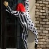 Fun World Killer Clown Window Hanging Decoration 2 Fun World Killer Clown Window Hanging Decoration -Skeletons And Skulls Sales Shop killer clown window hanging decoration