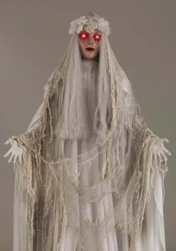 Aroma Life-Size Venetian Victoria Standing Ghost Girl Halloween Decoration 11 Aroma Life-Size Venetian Victoria Standing Ghost Girl Halloween Decoration -Skeletons And Skulls Sales Shop life size venetian victoria standing ghost girl w alt 3