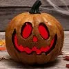 Yihai Light Up Happy Pumpkin With Red Lights Decoration