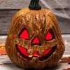 Yihai Light Up Jack 'O Lantern With Red Lights Decoration