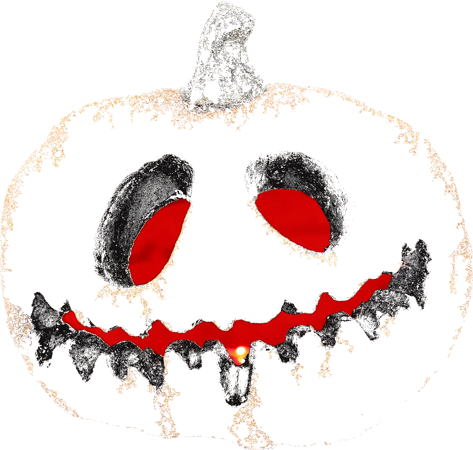 Yihai Light Up Spooky Pumpkin With Red Lights Decoration 3 Yihai Light Up Spooky Pumpkin With Red Lights Decoration