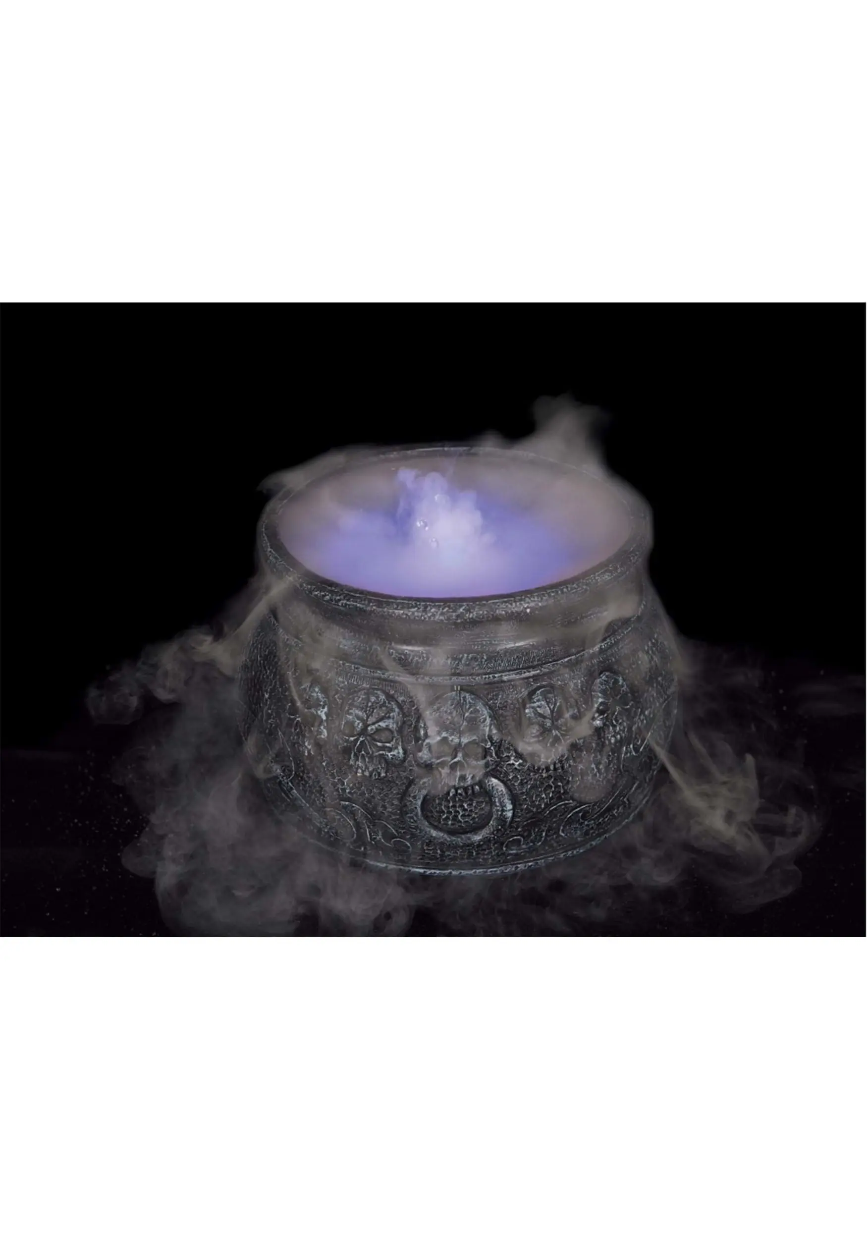 Seasons (HK) Ltd. 7 Inch Misting Cauldron Halloween Decoration 3 Seasons (HK) Ltd. 7 Inch Misting Cauldron Halloween Decoration