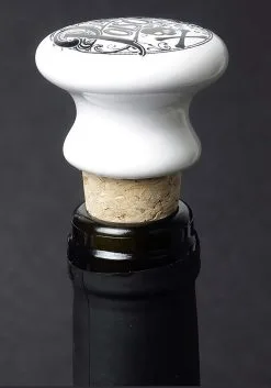 Alchemy Of England Poison Wine Bottle Stopper -Skeletons And Skulls Sales Shop poison bottle stopper alt 2