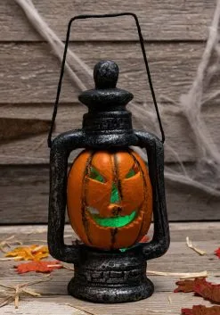Yihai Light Up LED Pumpkin Lantern Decoration -Skeletons And Skulls Sales Shop pumpkin lamp w 3color led light tl 42com alt 5