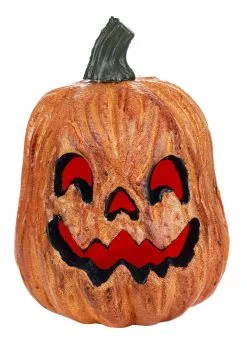 Yihai Light Up Scary Pumpkin With Red Lights Decoration 9 Yihai Light Up Scary Pumpkin With Red Lights Decoration -Skeletons And Skulls Sales Shop pumpkin w red light shining3 alt 3