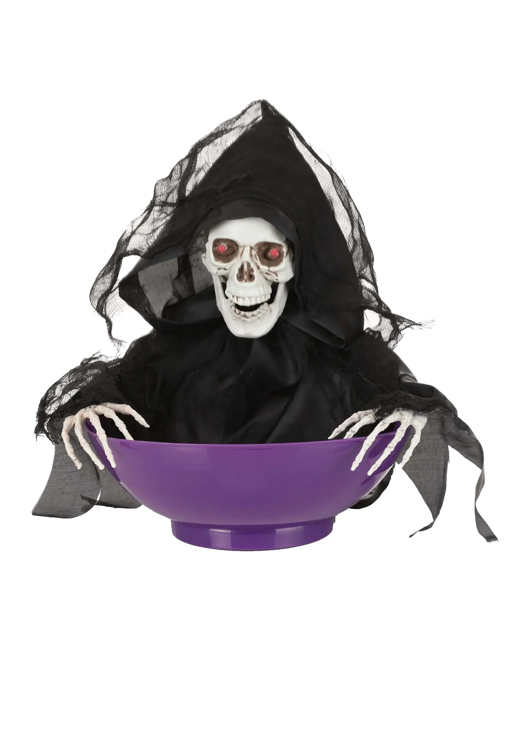 Yihai Animated Candy Bowl With Shaking Grim Reaper Decoration 4 Yihai Animated Candy Bowl With Shaking Grim Reaper Decoration - Image 2