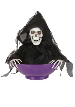 Yihai Animated Candy Bowl With Shaking Grim Reaper Decoration 7 Yihai Animated Candy Bowl With Shaking Grim Reaper Decoration -Skeletons And Skulls Sales Shop reaper candy bowl with shaking alt 2