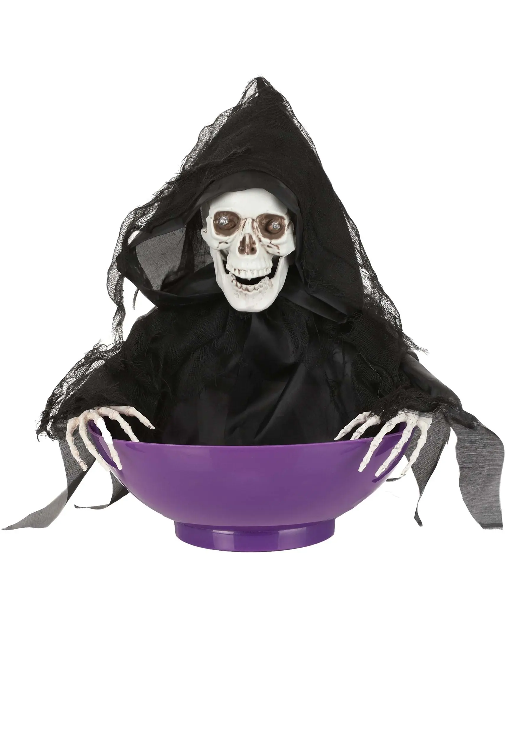 Yihai Animated Candy Bowl With Shaking Grim Reaper Decoration 5 Yihai Animated Candy Bowl With Shaking Grim Reaper Decoration - Image 3