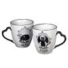 Alchemy Of England Set Of 2 Saint & Sinner Mug 1 Alchemy Of England Set Of 2 Saint & Sinner Mug -Skeletons And Skulls Sales Shop saint and sinner mug set
