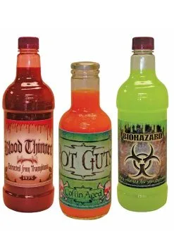 Forum Novelties, Inc Set Of Eight Scary Sticker Bottle Labels 10 Forum Novelties, Inc Set Of Eight Scary Sticker Bottle Labels -Skeletons And Skulls Sales Shop set of 8 scary bottle labels alt 3