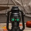 Yihai Silver Skull Lamp With 3 Color LED Light Up Eyes Decoration