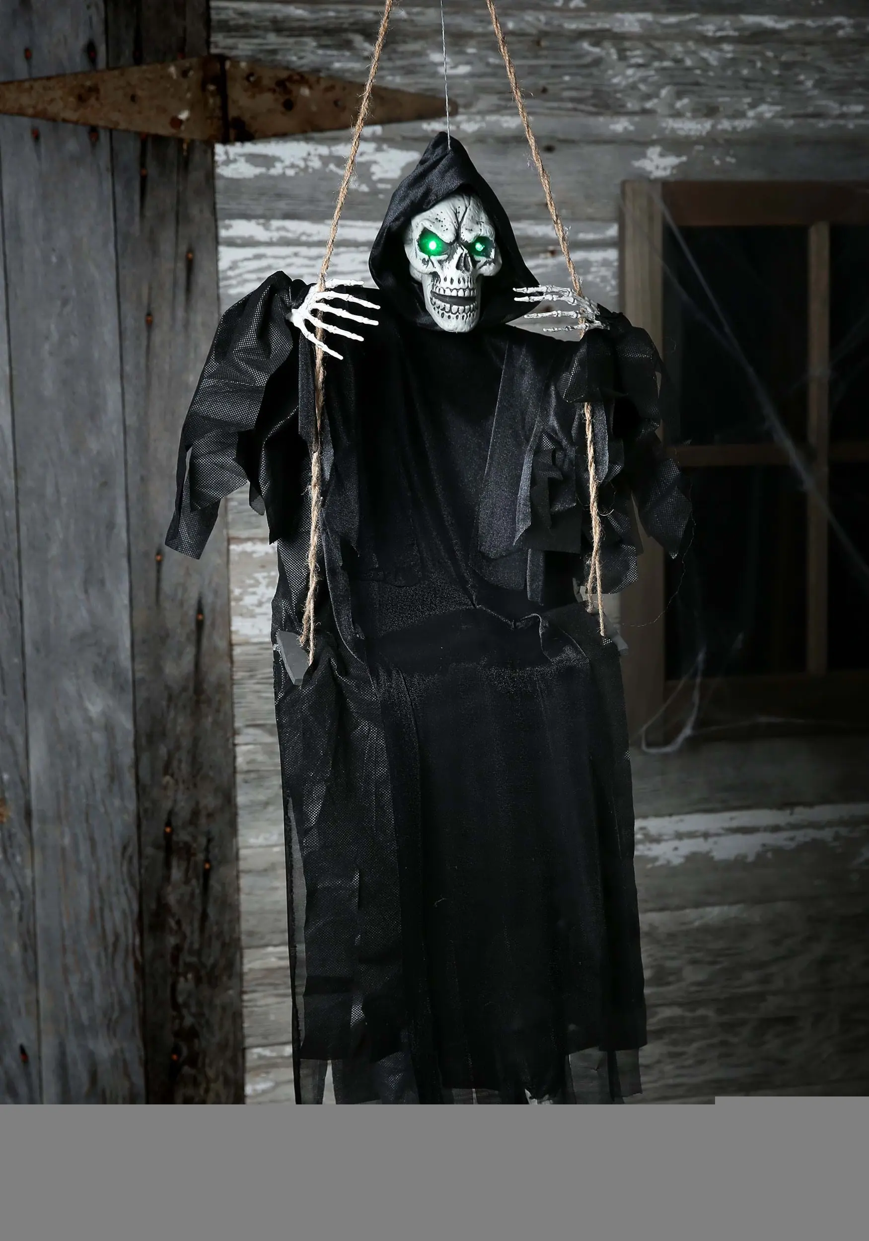 Yihai Sitting Reaper Hanging Halloween Decoration 4 Yihai Sitting Reaper Hanging Halloween Decoration - Image 2