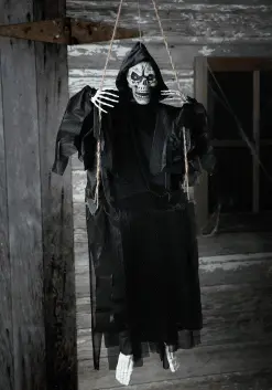 Yihai Sitting Reaper Hanging Halloween Decoration