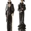 K&K Interiors Set Of Two Decorative Skeleton Figurines 2 K&K Interiors Set Of Two Decorative Skeleton Figurines -Skeletons And Skulls Sales Shop skeleton figurines
