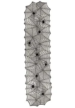 NINGBO PARTYCRAZE COSTUME CO.,LTD. Black Spider Web Table Runner Decoration