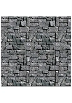 Beistle Stone Wall Backdrop Decoration