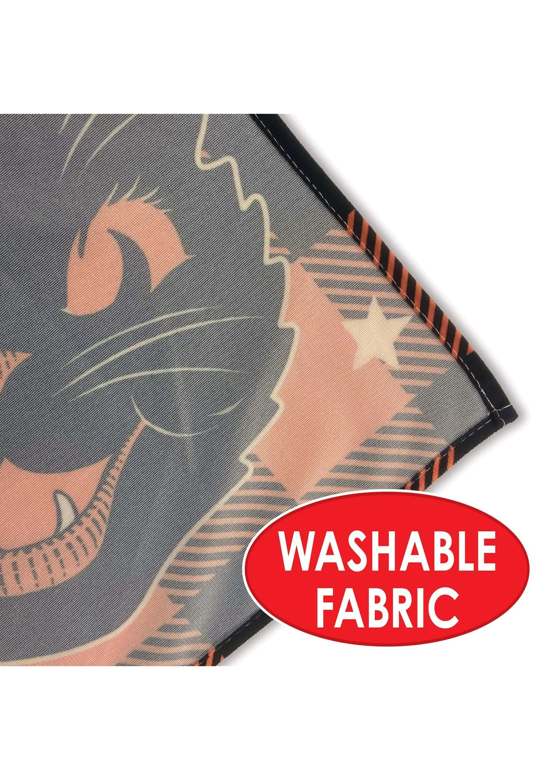 Beistle Vintage Halloween Black Cat Fabric Table Cover Decoration 5 Beistle Vintage Halloween Black Cat Fabric Table Cover Decoration - Image 3