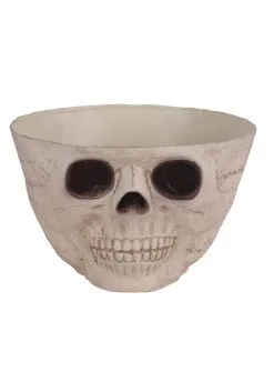 Seasons (HK) Ltd. Wide Skull Head Candy Bowl Decoration